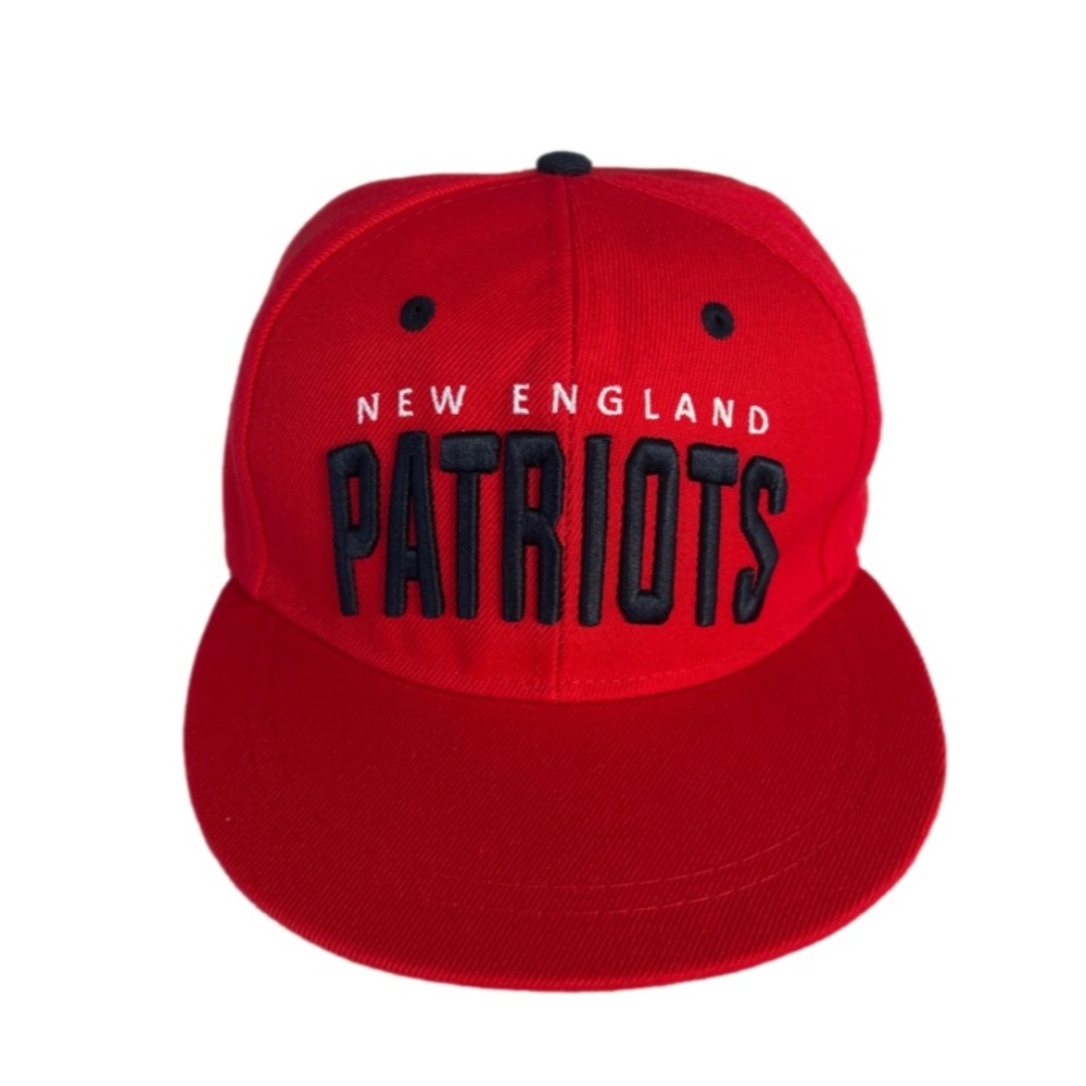 NFL New England Patriots Adjustable Hat One Size With Stitched Logo